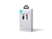 Cabo para jogos Joyroom S-UC027A6 USB-C (angulado) / USB-A (reto) 3A 1,2 m - preto Cabo para jogos Joyroom S-UC027A6 USB-C (angulado) / USB-A (reto) 3A 1,2 m - preto