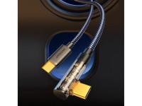 Cable para juegos Joyroom S-CC100A6 USB-C (en ángulo) / USB-C (recto) 100W 1.2m - negro Cable para juegos Joyroom S-CC100A6 USB-C (en ángulo) / USB-C (recto) 100W 1.2m - negro
