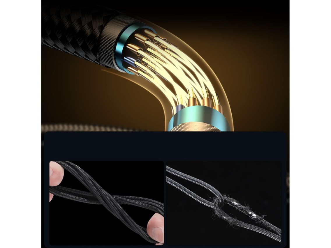 Joyroom Gaming Cable S-CL020A6 Lightning (angled) / USB-C (straight) 20W 1.2 m - black