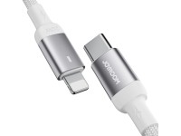 Joyroom Extraordinary Series A10 Lightning / USB-C PD 20W cable 1.2 m - white Joyroom Extraordinary Series A10 Lightning / USB-C PD 20W cable 1.2 m - white