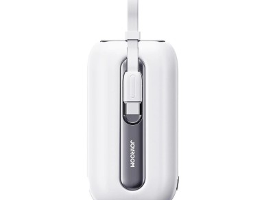 Joyroom mini powerbank 10000mAh Colorful Series 22.5W with 2 built-in USB C and Lightning cables whi Joyroom mini powerbank 10000mAh Colorful Series 22.5W with 2 built-in USB C and Lightning cables whi