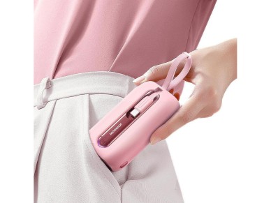 Joyroom mini powerbank 10000mAh Colorful Series 22.5W with 2 built-in USB C and Lightning cables pin Joyroom mini powerbank 10000mAh Colorful Series 22.5W with 2 built-in USB C and Lightning cables pin