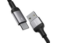 Cabo USB-A/USB-C Joyroom Extraordinary Series A10 3A de 1,2 m - Preto