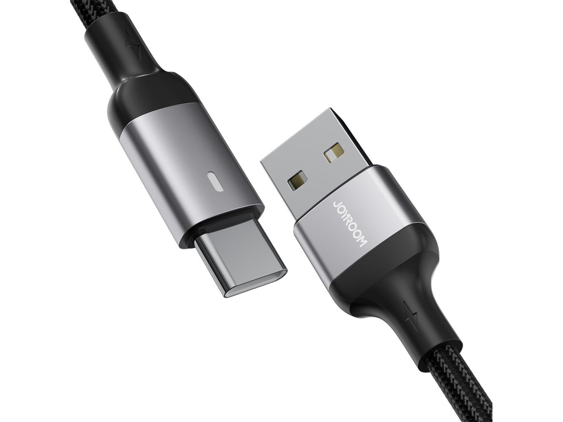 Cabo USB-A/USB-C Joyroom Extraordinary Series A10 3A de 1,2 m - Preto