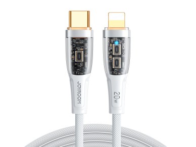 Joyroom Star-Cloud Series A3 USB-C / Lightning Cable 20W 1.2m with Smart Switch - White