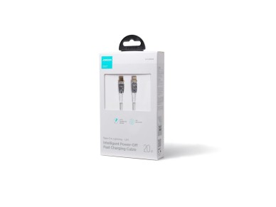 Joyroom Star-Cloud Series A3 USB-C / Lightning Cable 20W 1.2m with Smart Switch - White
