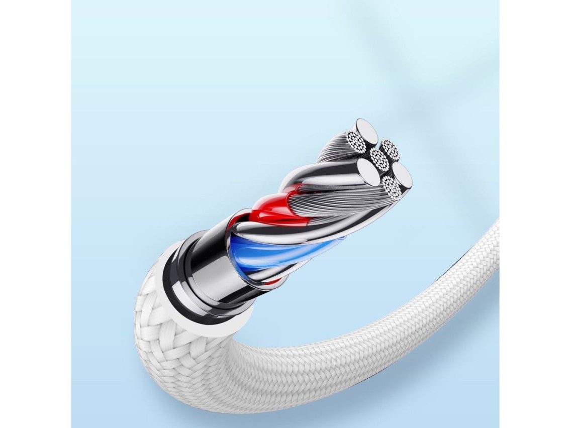 Joyroom Extraordinary Series A10 USB-A / Lightning 2.4A cable 1.2 m - white