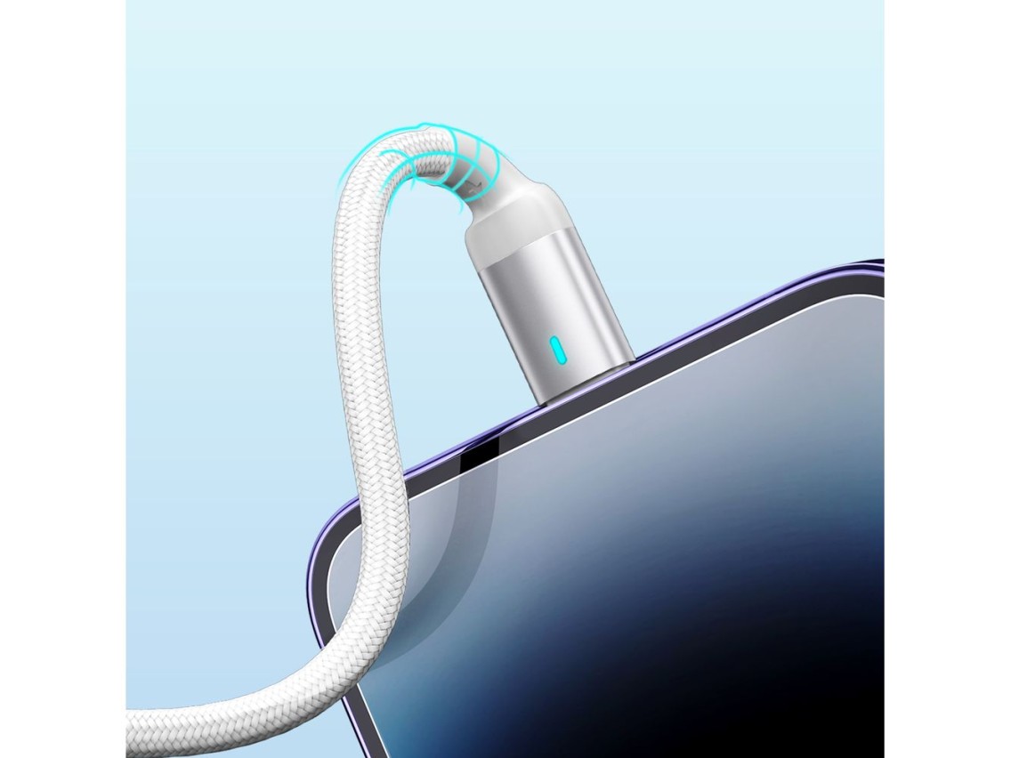 Joyroom Extraordinary Series A10 USB-A / Lightning 2.4A cable 1.2 m - white
