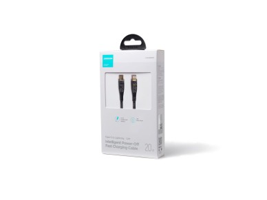 Joyroom Star-Cloud Series A3 USB-C / Lightning Cable 20W 1.2m with Smart Switch - Black