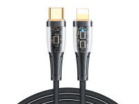 Joyroom Star-Cloud Series A3 USB-C / Lightning Cable 20W 1.2m with Smart Switch - Black