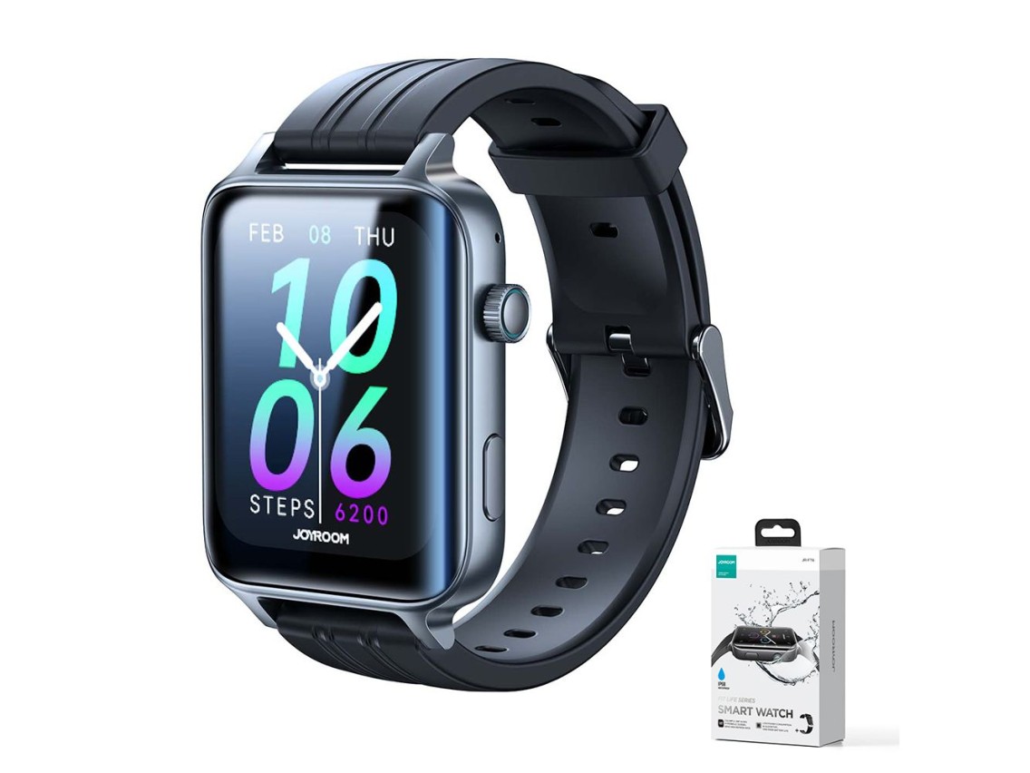 Relógio inteligente Joyroom Fit-Life JR-FT6 com função de atendimento de chamadas / proteção IP68 -