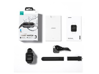 Joyroom Fit-Life JR-FT6 smartwatch with call answering function / IP68 protection - black Joyroom Fit-Life JR-FT6 smartwatch with call answering function / IP68 protection - black
