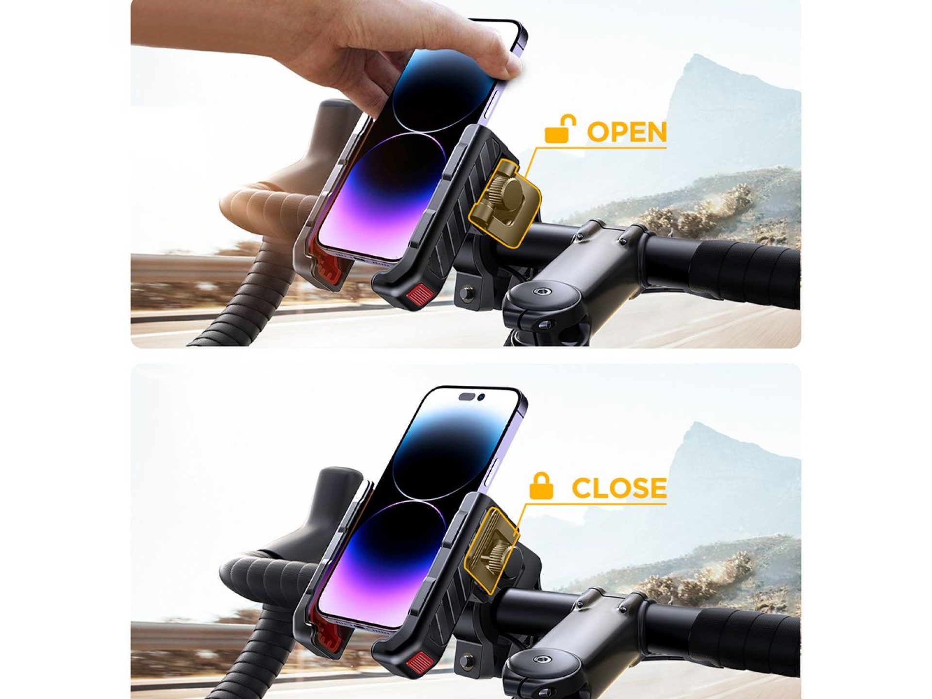 Suporte para celular para scooter, bicicleta e motocicleta - Joyroom JR-ZS266
