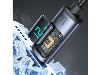Joyroom Prism Series A16 Lightning / USB-A Cable 2.4A 1.2m with LED Display - Black Joyroom Prism Series A16 Lightning / USB-A Cable 2.4A 1.2m with LED Display - Black