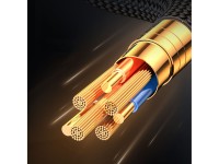 Joyroom Prism Series A16 Lightning / USB-A Cable 2.4A 1.2m with LED Display - Black Joyroom Prism Series A16 Lightning / USB-A Cable 2.4A 1.2m with LED Display - Black