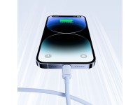 Cabo USB-C/Lightning de 20 W da série A14 da Joyroom Multi-Color, 1,2 m - Azul Cabo USB-C/Lightning de 20 W da série A14 da Joyroom Multi-Color, 1,2 m - Azul