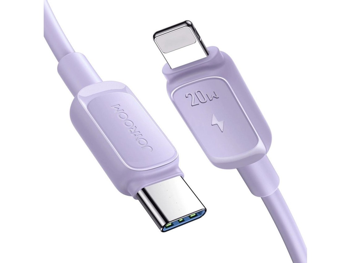 Joyroom Multi-Color Series A14 USB-C / Lightning 20W Cable 1.2 m - Purple