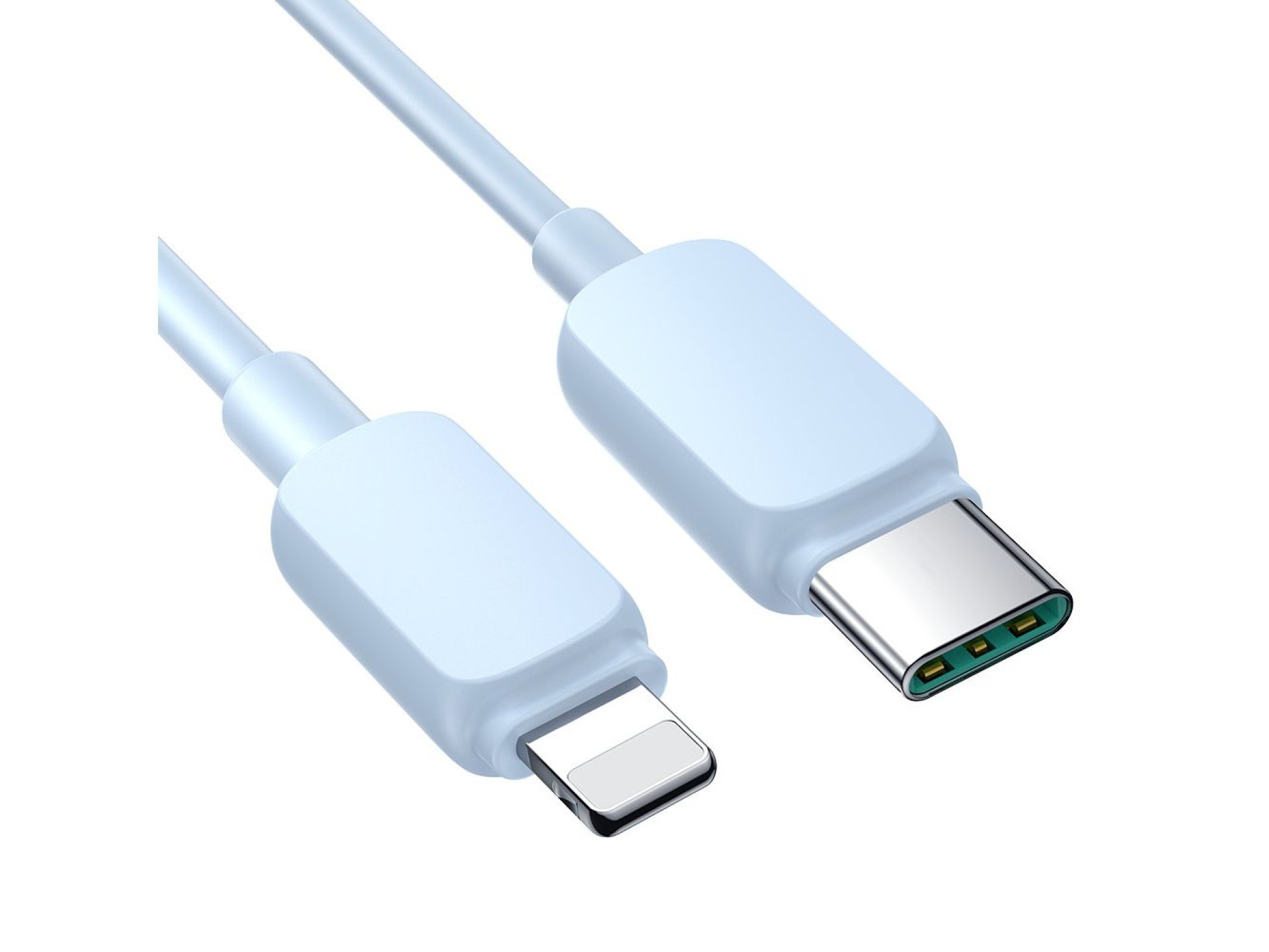 Cabo USB-C/Lightning de 20 W da série A14 da Joyroom Multi-Color, 1,2 m - Azul