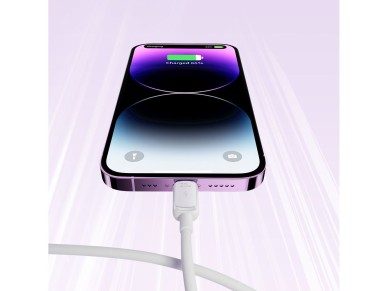 Joyroom Multi-Color Series A14 USB-C / Lightning 30W cable 1.2 m - white