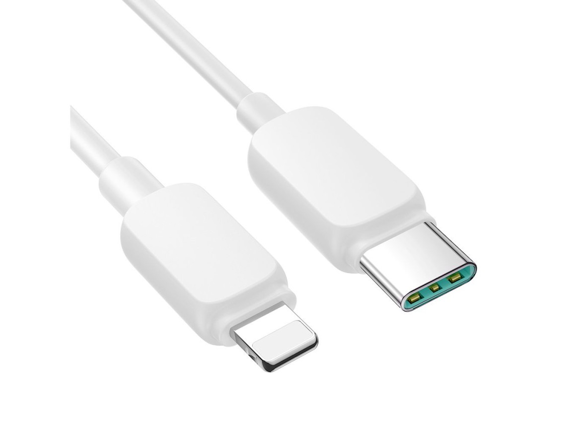 Joyroom Multi-Color Series A14 USB-C / Lightning 30W cable 1.2 m - white