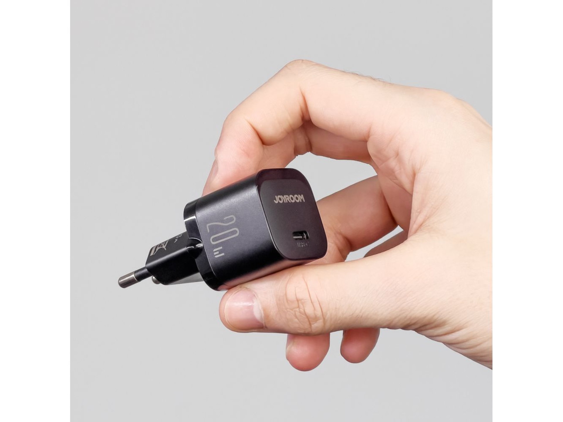 Mini charger USB C 20W PD Joyroom JR-TCF02 - black