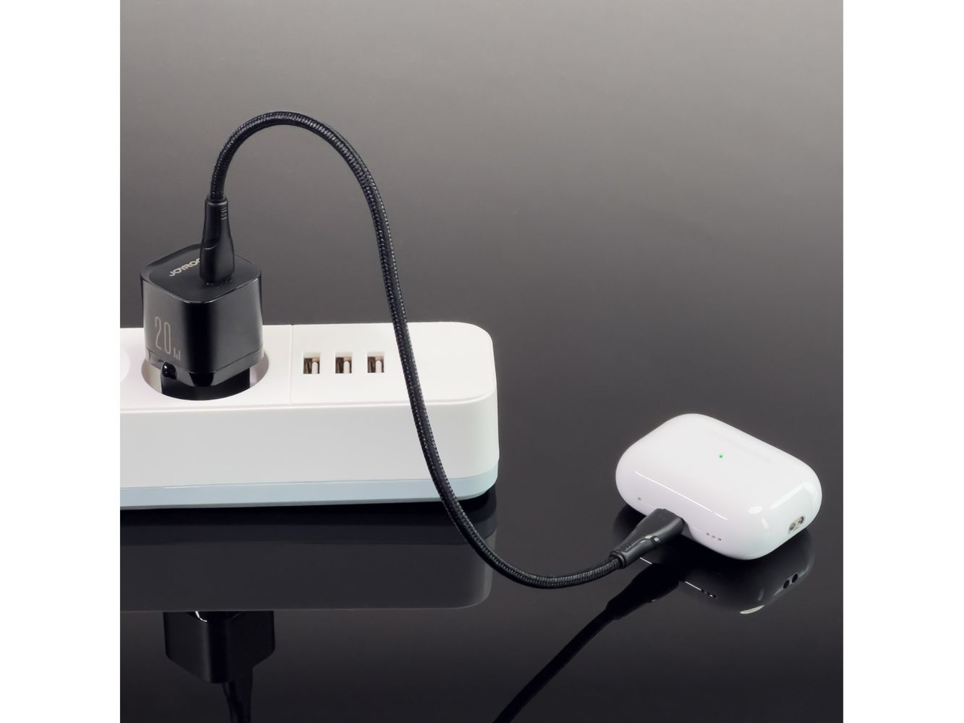 Mini charger USB C 20W PD Joyroom JR-TCF02 - black