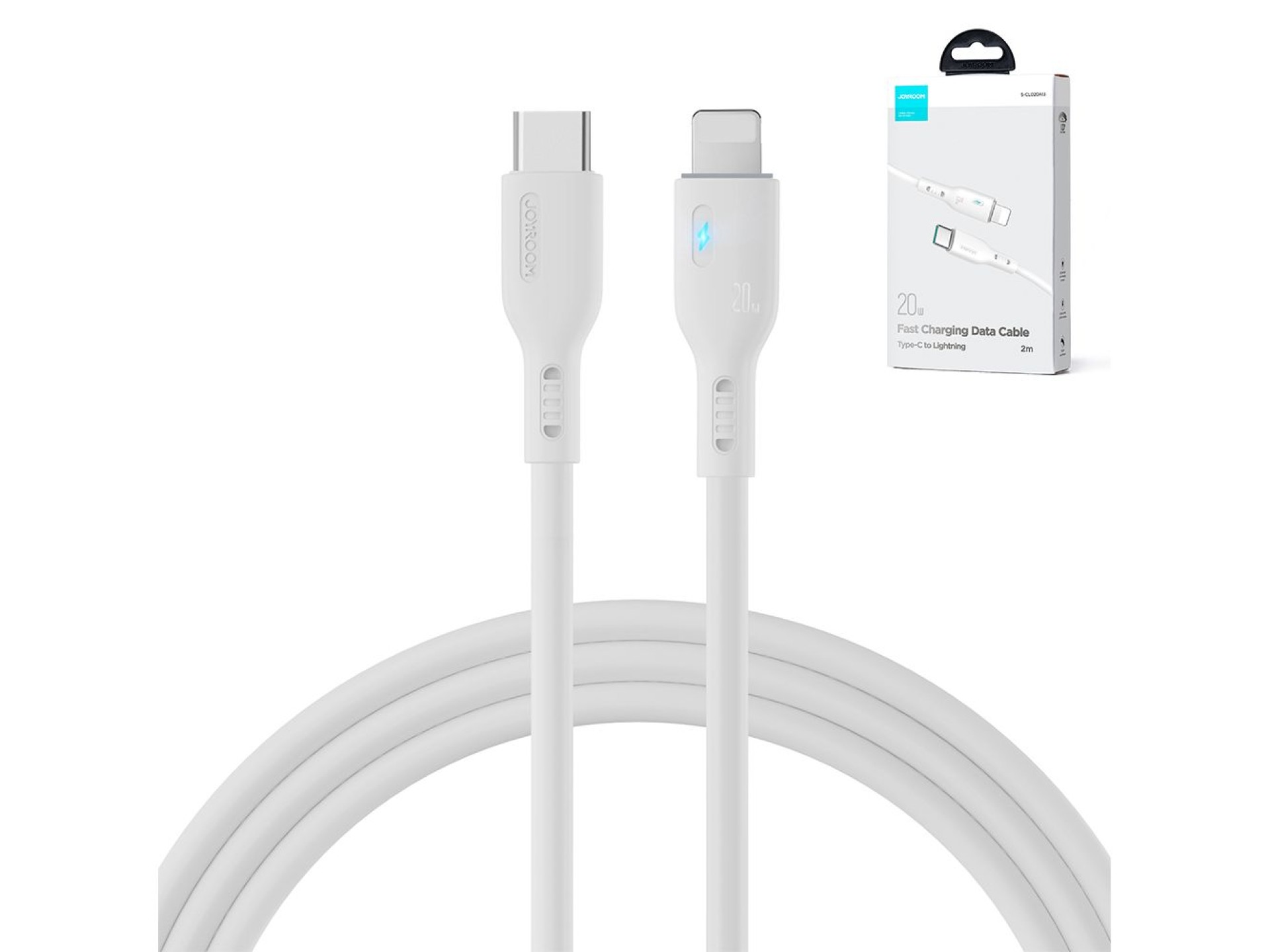 Joyroom Premium Series A13 Lightning / USB-C Cable 20W 2m - White