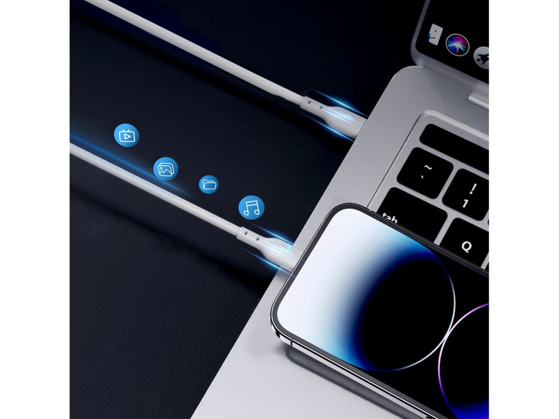Joyroom Premium Series A13 Lightning / USB-C Cable 20W 2m - White