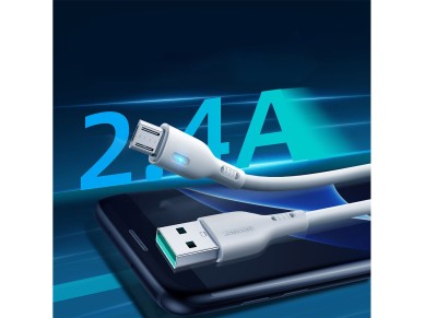 Cable Joyroom Premium Series A13 USB-A / micro USB 2.4A de 2 m - Blanco