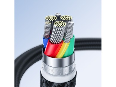 Joyroom Surpass Series A11 Lightning /USB-C 20W 0.25 m cable - black