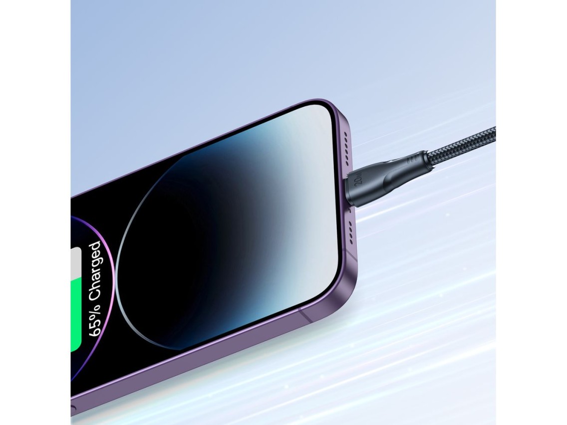 Joyroom Surpass Series A11 Lightning /USB-C 20W 0.25 m cable - black