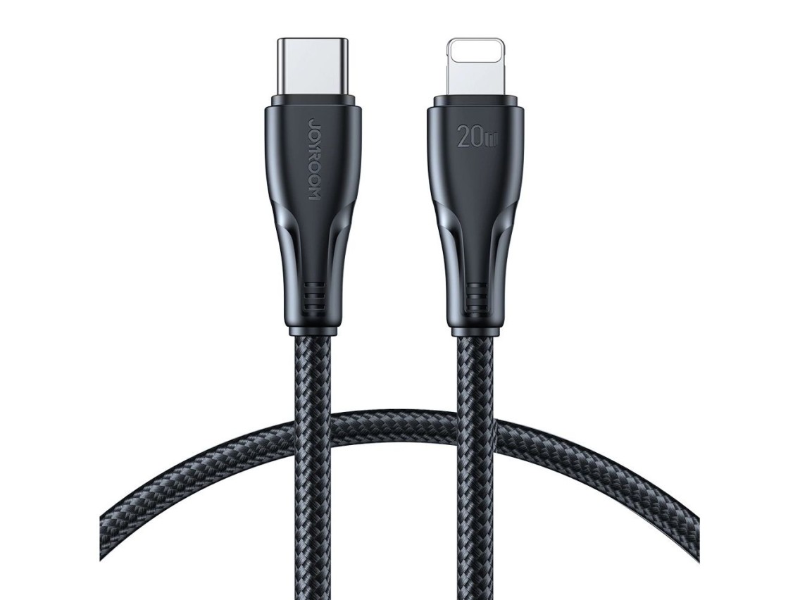 Joyroom Surpass Series A11 Lightning /USB-C 20W 0.25 m cable - black