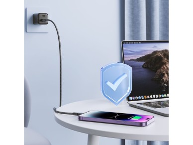 Joyroom Surpass Series A11 USB-A / Lightning 2.4A Cable 1.2 m - Black Joyroom Surpass Series A11 USB-A / Lightning 2.4A Cable 1.2 m - Black