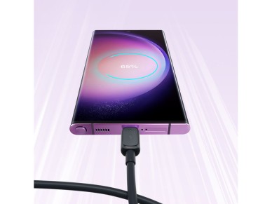 Joyroom Multi-Color Series A14 USB-C / USB-C 60W Cable 1.2 m - Black Joyroom Multi-Color Series A14 USB-C / USB-C 60W Cable 1.2 m - Black