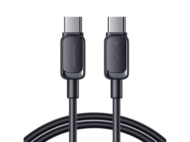 Joyroom Multi-Color Series A14 USB-C / USB-C 60W Cable 1.2 m - Black Joyroom Multi-Color Series A14 USB-C / USB-C 60W Cable 1.2 m - Black