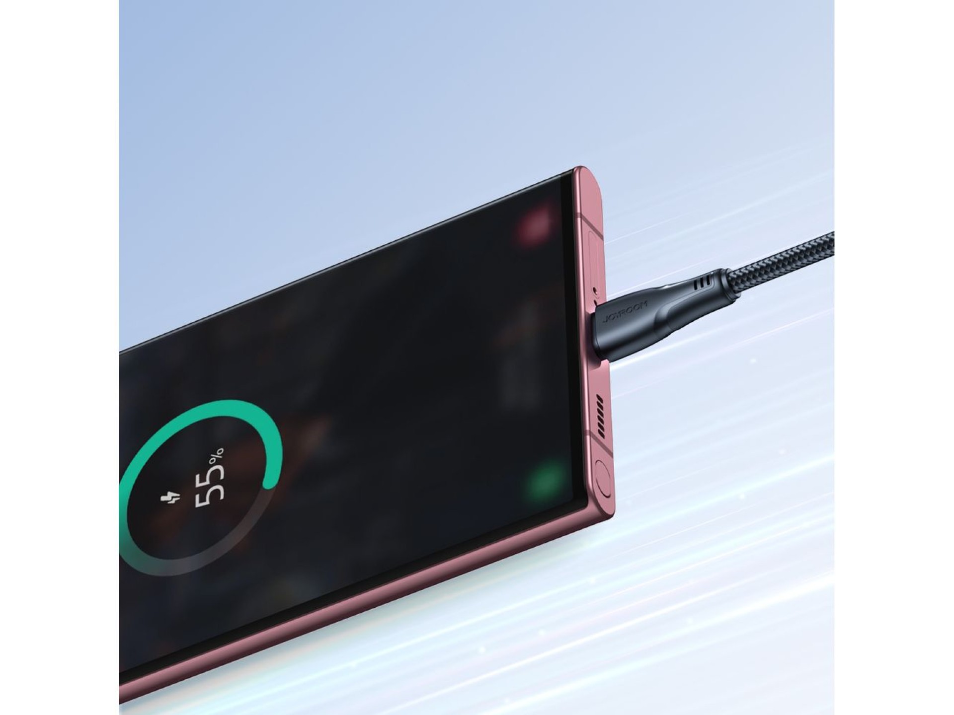 Joyroom Surpass Series A11 USB-A / USB-C 3A Cable 1.2 m - Black