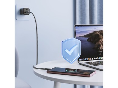 Joyroom Surpass Series A11 USB-A / USB-C 3A Cable 1.2 m - Black Joyroom Surpass Series A11 USB-A / USB-C 3A Cable 1.2 m - Black