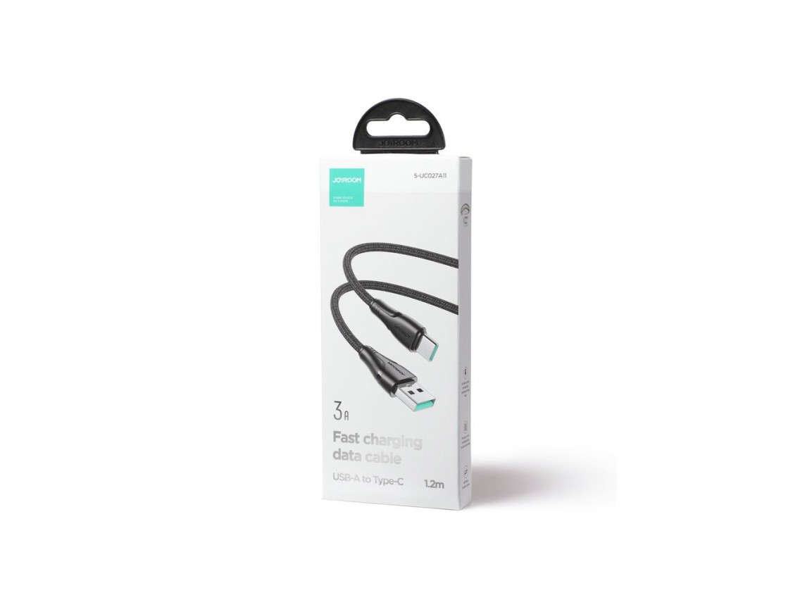 Joyroom Surpass Series A11 USB-A / USB-C 3A Cable 1.2 m - Black