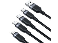 Joyroom Multi-Use Series S-A18 4in1 USB-A - USB-C / Lightning / Lightning / micro USB cable 1.2m - b Joyroom Multi-Use Series S-A18 4in1 USB-A - USB-C / Lightning / Lightning / micro USB cable 1.2m - b