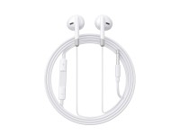 Joyroom JR-EW01 in-ear wired mini jack headphones with remote control - white Joyroom JR-EW01 in-ear wired mini jack headphones with remote control - white