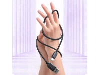 Cable USB-A/USB-C Joyroom Multicolor Serie A14 de 3 A, 1,2 m - Negro Cable USB-A/USB-C Joyroom Multicolor Serie A14 de 3 A, 1,2 m - Negro