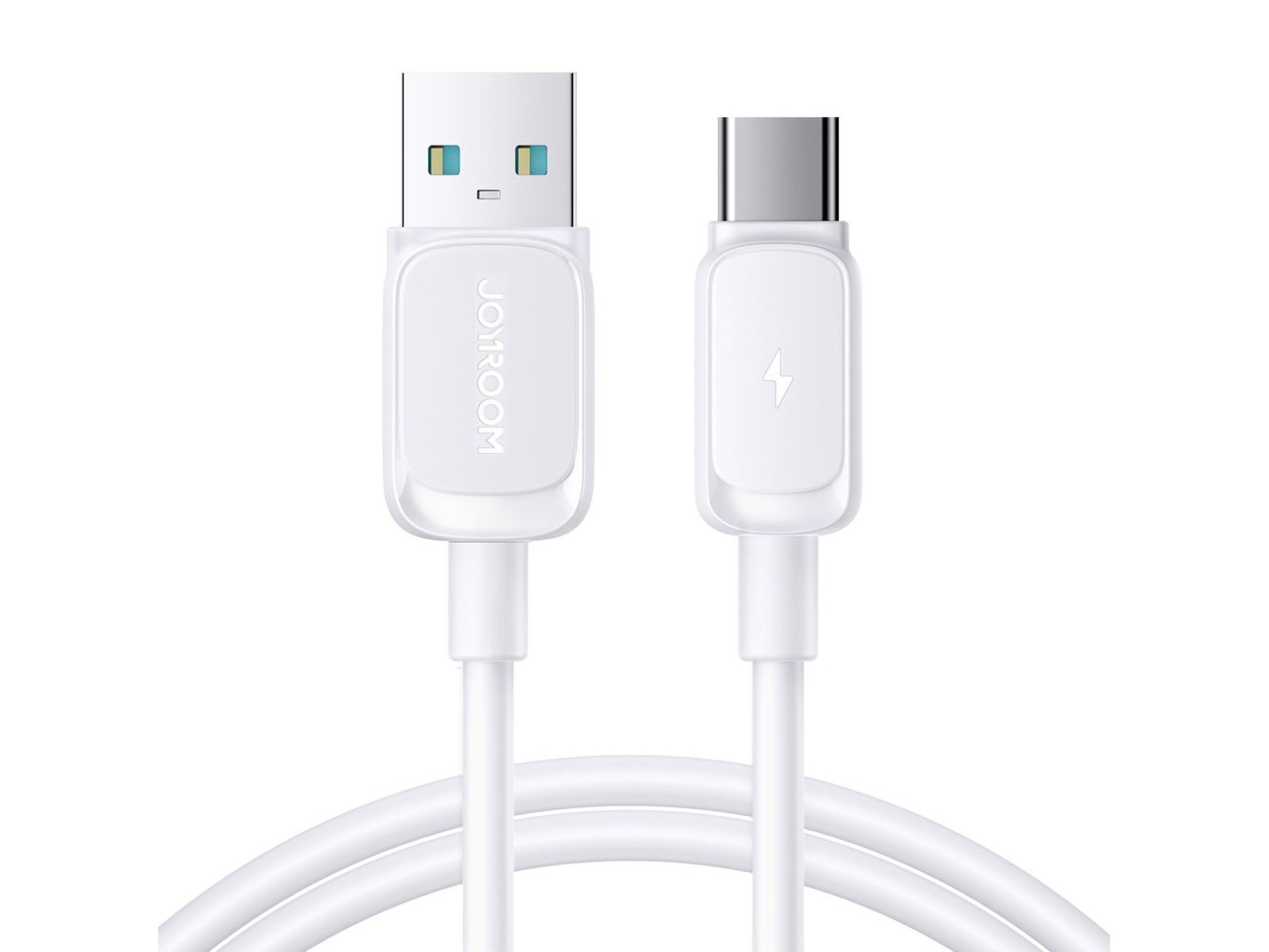 Cabo USB-A/USB-C Joyroom Multi-Color Series A14 3A 1,2 m - Branco