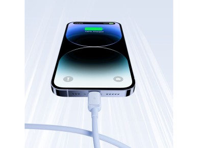 Joyroom Multi-Color Series A14 Lightning / USB-A 2.4A 1.2 m cable - blue