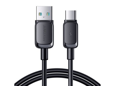 Joyroom Multi-Color Series A14 USB-A / USB-C 3A Cable 1.2 m - Black Joyroom Multi-Color Series A14 USB-A / USB-C 3A Cable 1.2 m - Black