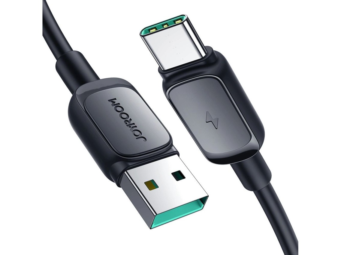 Cable USB-A/USB-C Joyroom Multicolor Serie A14 de 3 A, 1,2 m - Negro