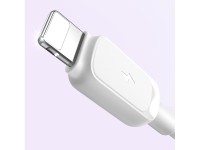 Cabo Joyroom Multi-Color Series A14 Lightning / USB-A 2.4A 1.2 m - branco Cabo Joyroom Multi-Color Series A14 Lightning / USB-A 2.4A 1.2 m - branco
