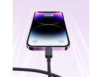 Cabo Joyroom Multi-Color Series A14 Lightning/USB-A 2.4A 1.2 m - Preto Cabo Joyroom Multi-Color Series A14 Lightning/USB-A 2.4A 1.2 m - Preto