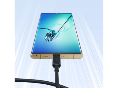 Cable USB-A / micro USB 2.4A Joyroom Multi-Color Series A14 de 2 m - negro