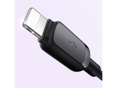 Joyroom Multi-Color Series A14 Lightning /USB-A 2.4A 1.2 m Cable - Black