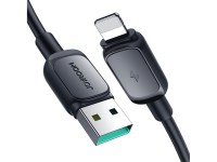 Joyroom Multi-Color Series A14 Lightning /USB-A 2.4A 1.2 m Cable - Black